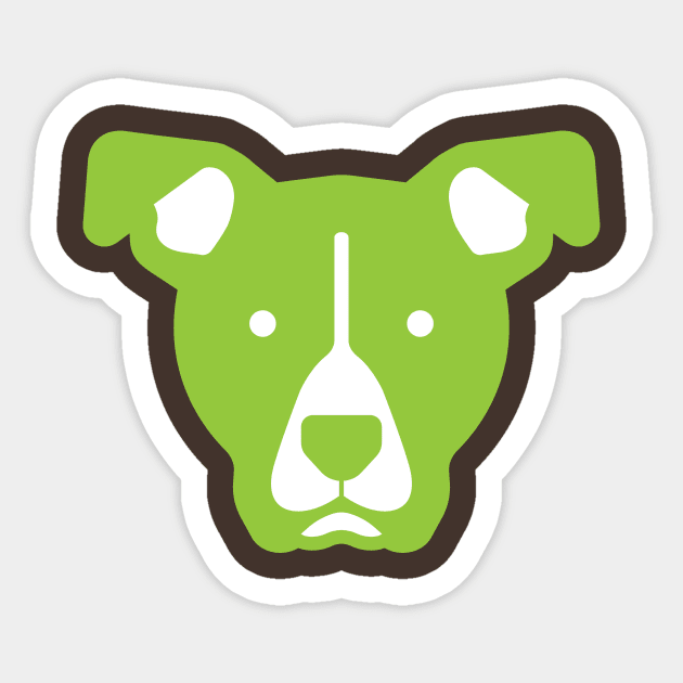 Pit Bull (Lime) Sticker by SMcGuire